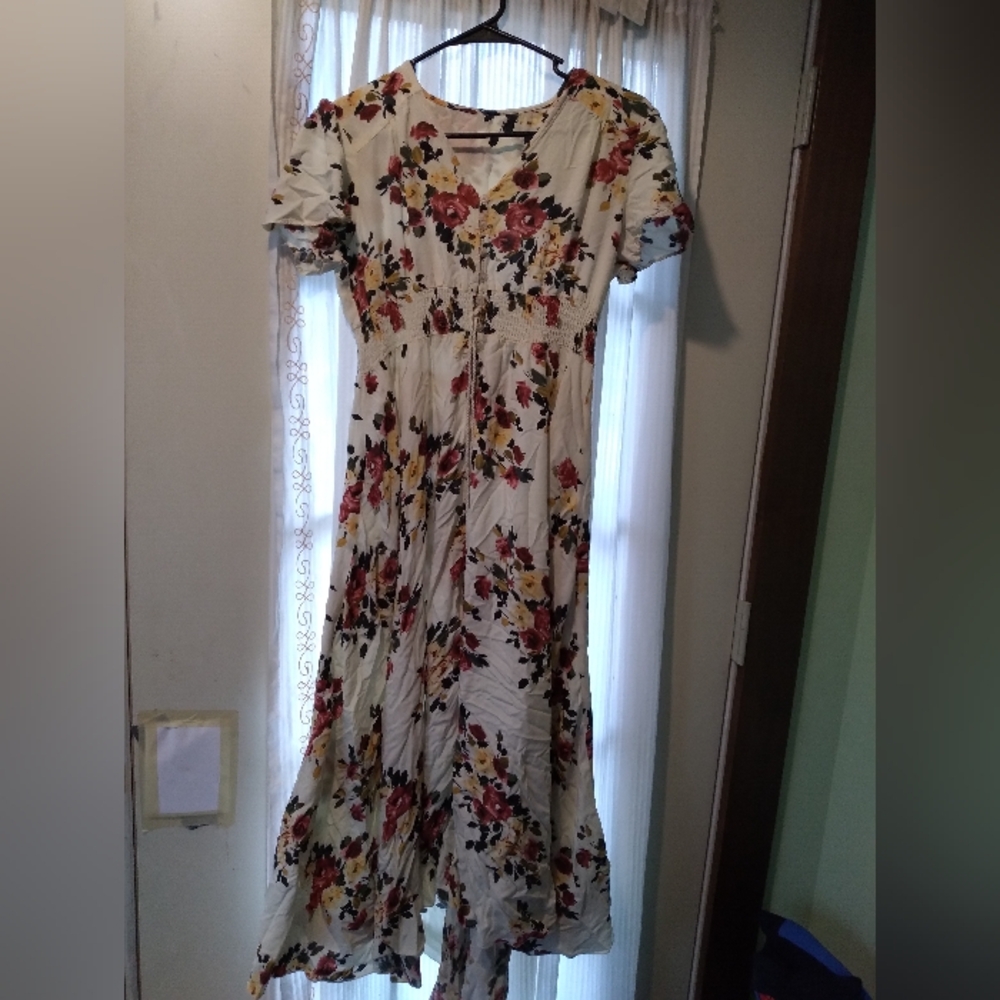 SPRING SALE**Floral Print Women's Dress